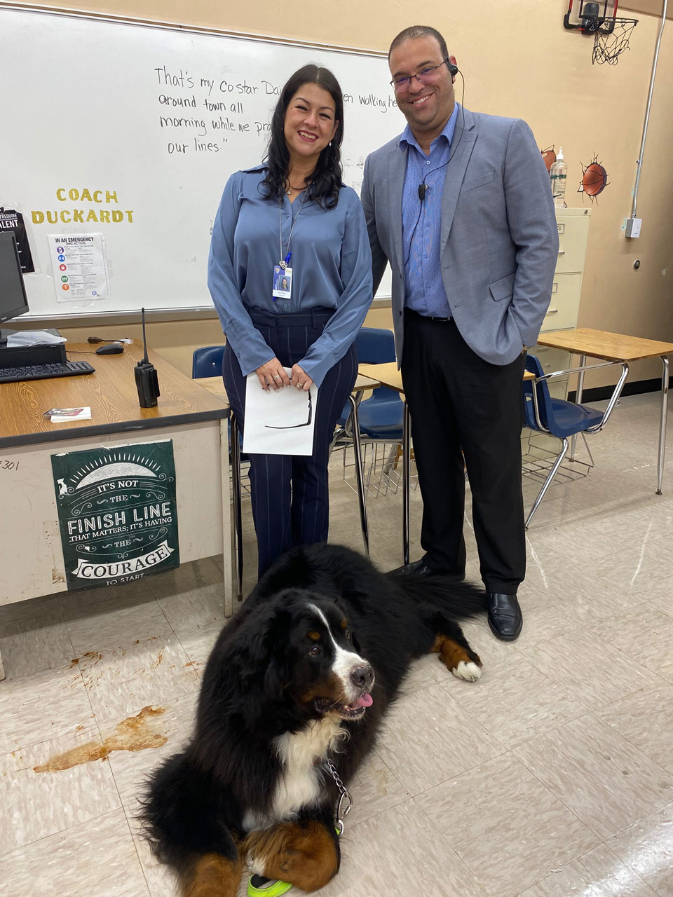 Apollo visits at Hialeah School with Meraki - Sep 23, 2024 | Alexandra Ramos Therapy Animals