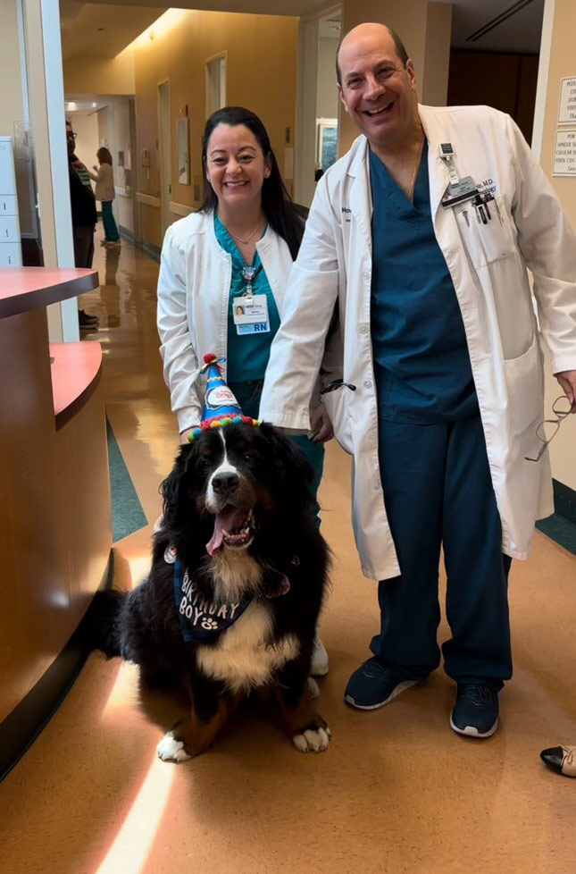 Apollo’s Birthday at Mount Sinai Hospital - April 23, 2024 | Alexandra Ramos Therapy Animals