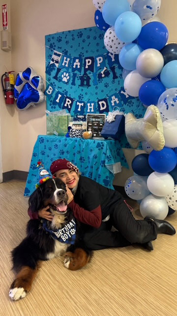 Apollo’s Birthday at Mount Sinai Hospital - April 23, 2024 | Alexandra Ramos Therapy Animals