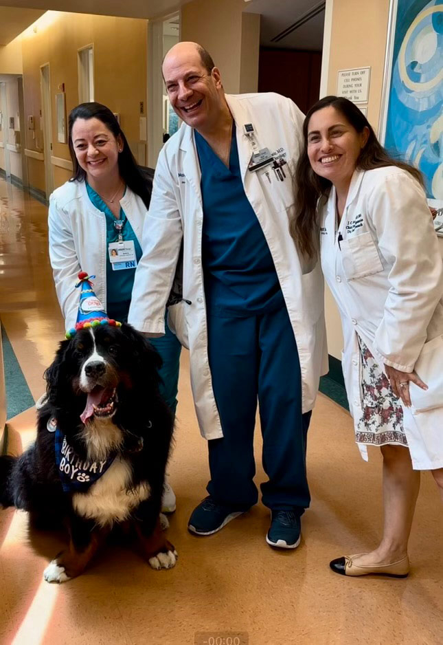 Apollo’s Birthday at Mount Sinai Hospital - April 23, 2024 | Alexandra Ramos Therapy Animals