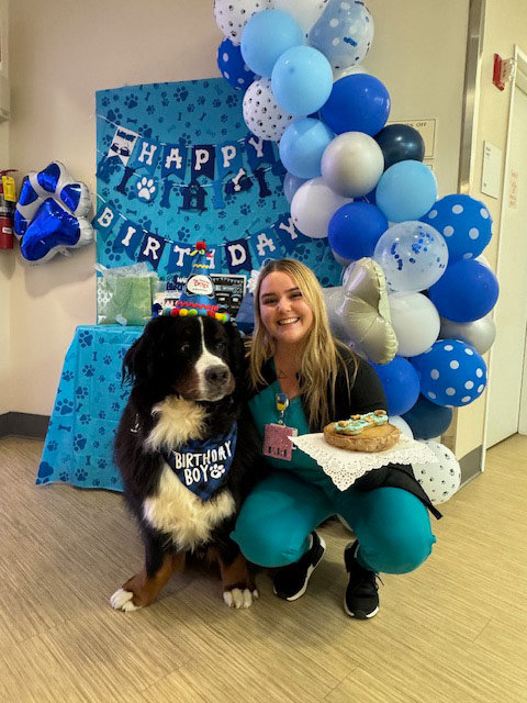 Apollo’s Birthday at Mount Sinai Hospital - April 23, 2024 | Alexandra Ramos Therapy Animals