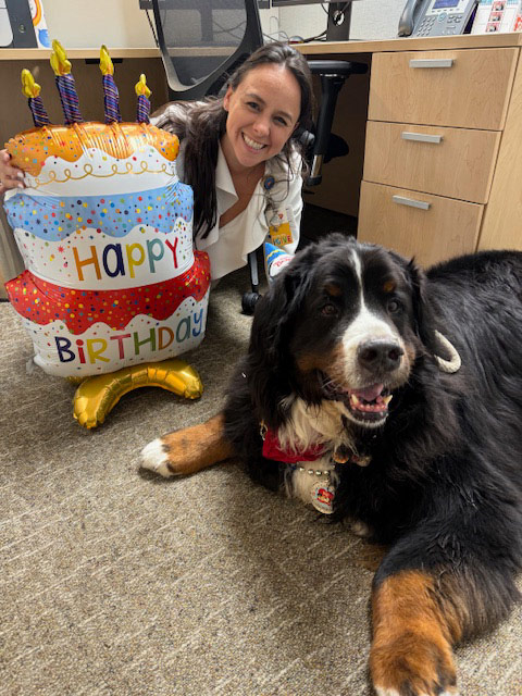 Apollo’s Birthday at Nicklaus Children’s Hospital - April 24, 2024 | Alexandra Ramos Therapy Animals