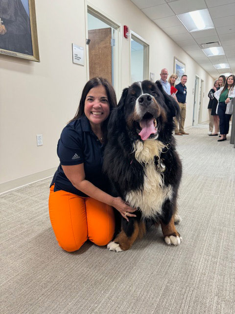 Night shift Marcy Hospital visit by Thor + Apollo - August 2024 | Alexandra Ramos Therapy Animals