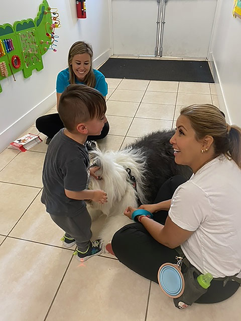 Le Jardin visit by Thor - May 2024 | Alexandra Ramos Therapy Animals
