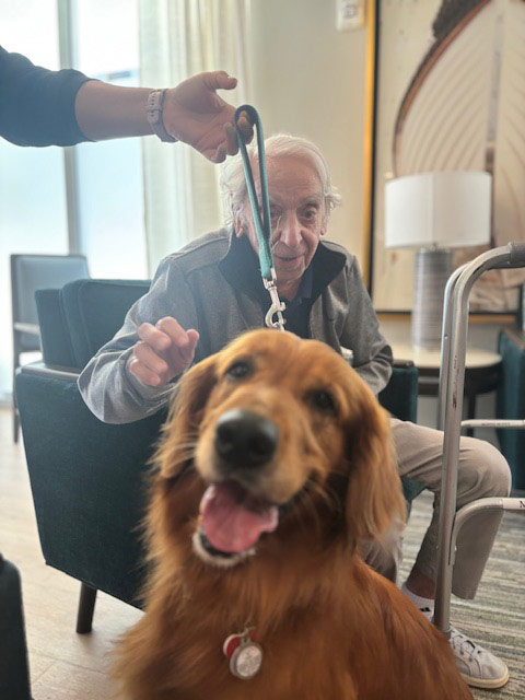 Mirabelle visit by Thor - Jun 6, 2024 | Alexandra Ramos Therapy Animals