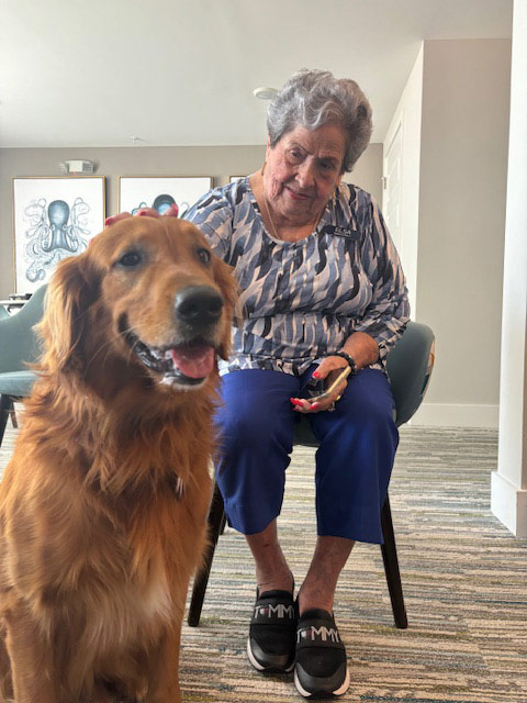Mirabelle visit by Thor - Jun 6, 2024 | Alexandra Ramos Therapy Animals