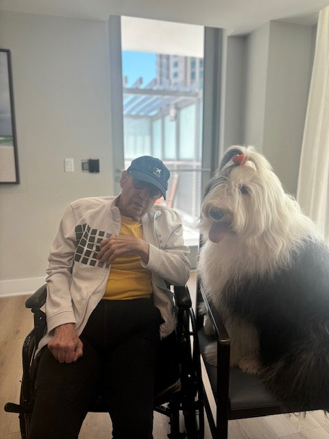Mirabelle visit by Thor - Jun 6, 2024 | Alexandra Ramos Therapy Animals