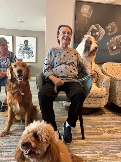Mirabelle visit by Thor - Jun 6, 2024 | Alexandra Ramos Therapy Animals