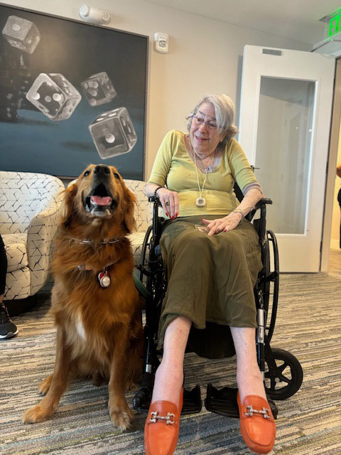 Mirabelle visit by Thor - Jun 6, 2024 | Alexandra Ramos Therapy Animals