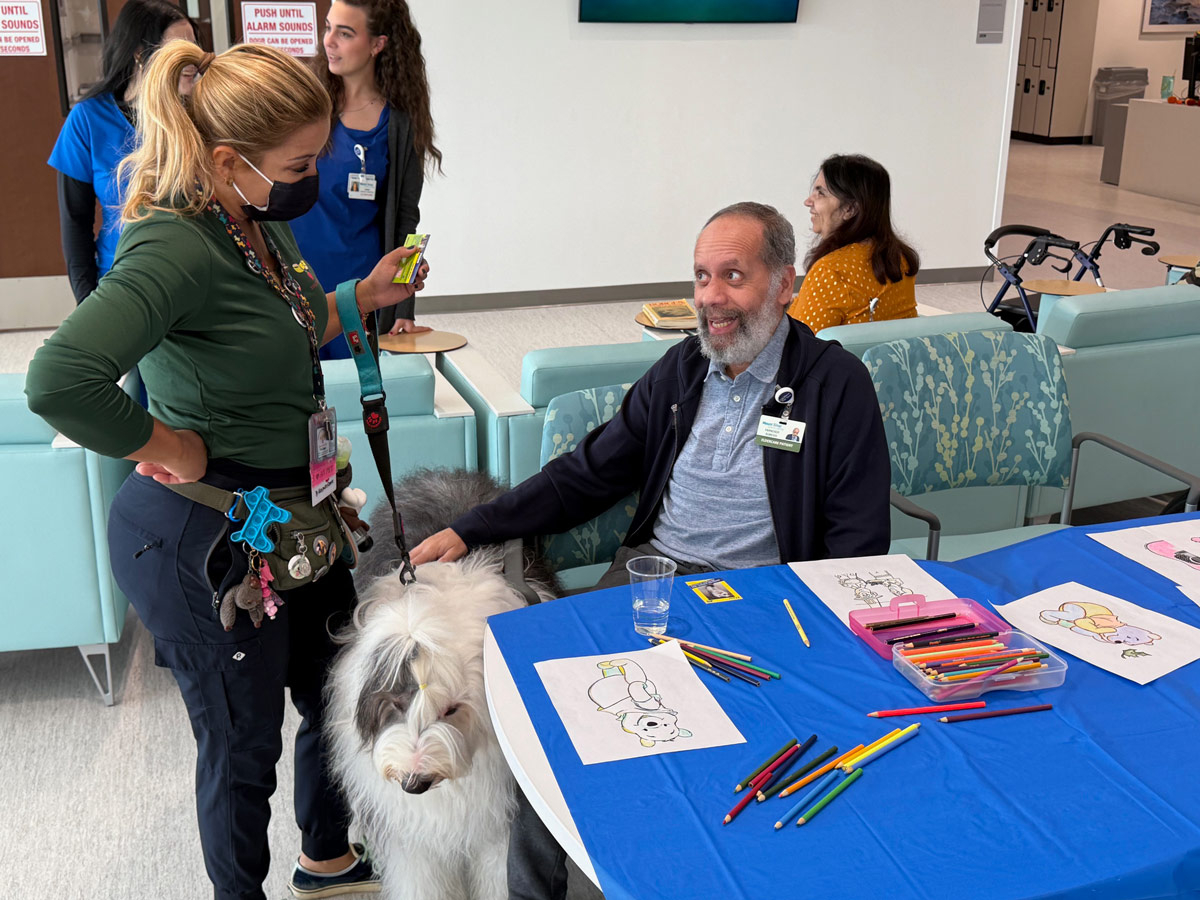 Mount Sinai Elder Care visit by Thor - Nov 14, 2024 | Alexandra Ramos Therapy Animals