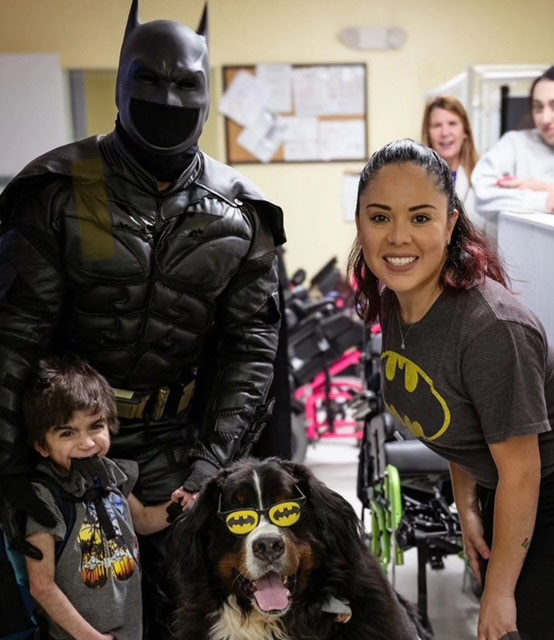 Patches PPEC visit by Apollo + Batman - April 24, 2024 | Alexandra Ramos Therapy Animals