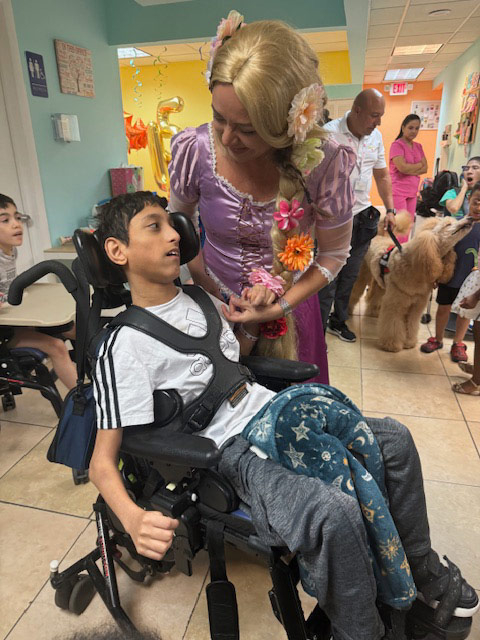 Pedikidz visit by Thor - August 8, 2024 | Alexandra Ramos Therapy Animals