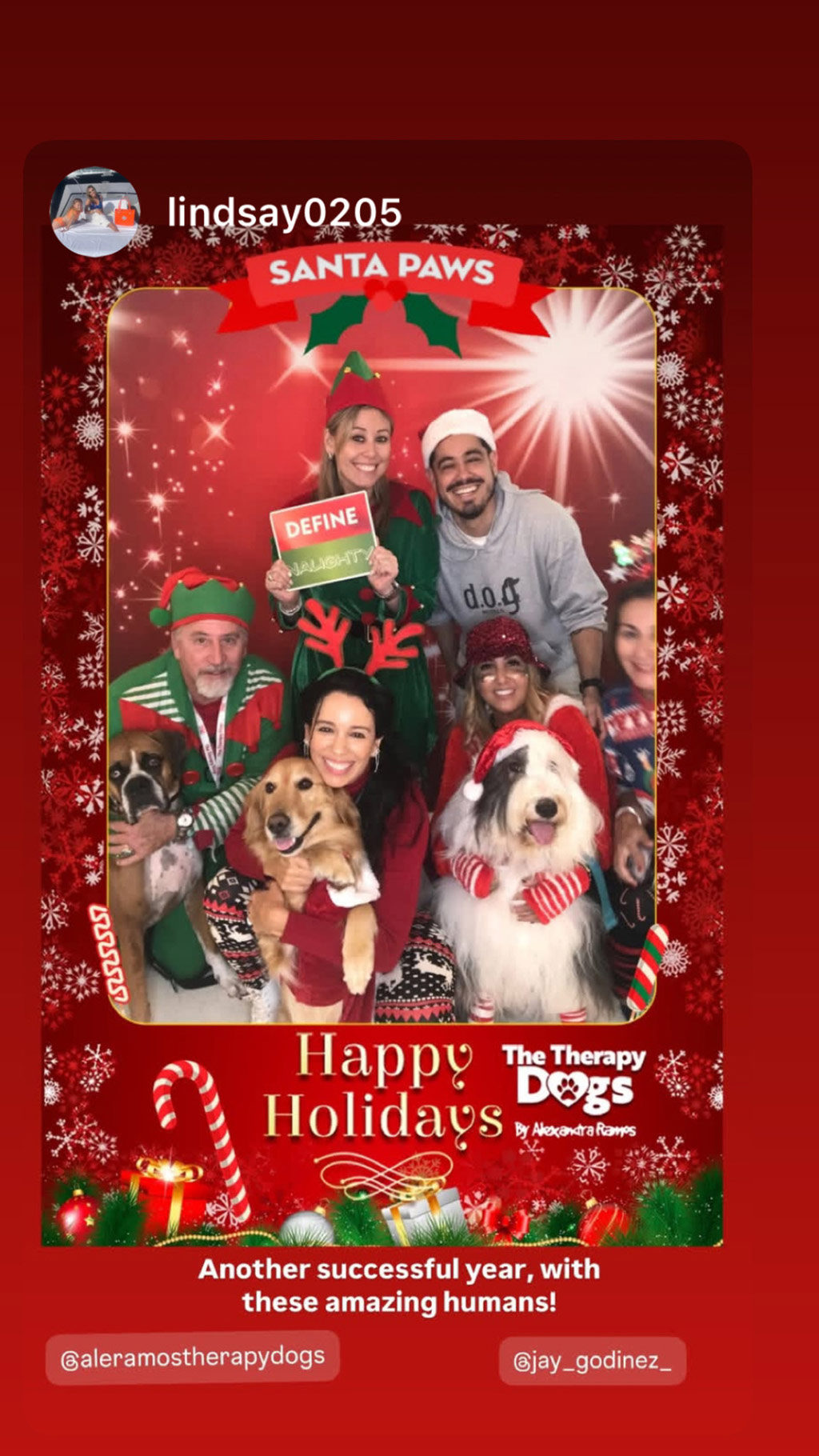 Santa Paws - Nicklaus Children's Hospital - Dec 18, 2024 | Alexandra Ramos Therapy Animals
