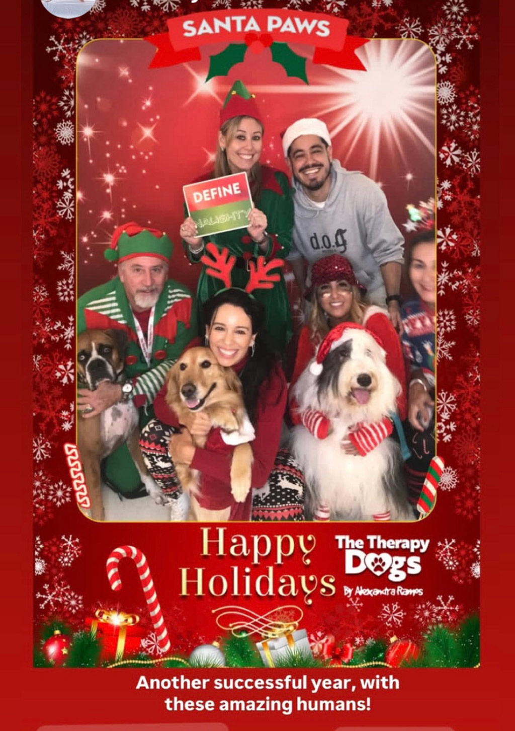 Santa Paws - Nicklaus Children's Hospital - Dec 18, 2024 | Alexandra Ramos Therapy Animals