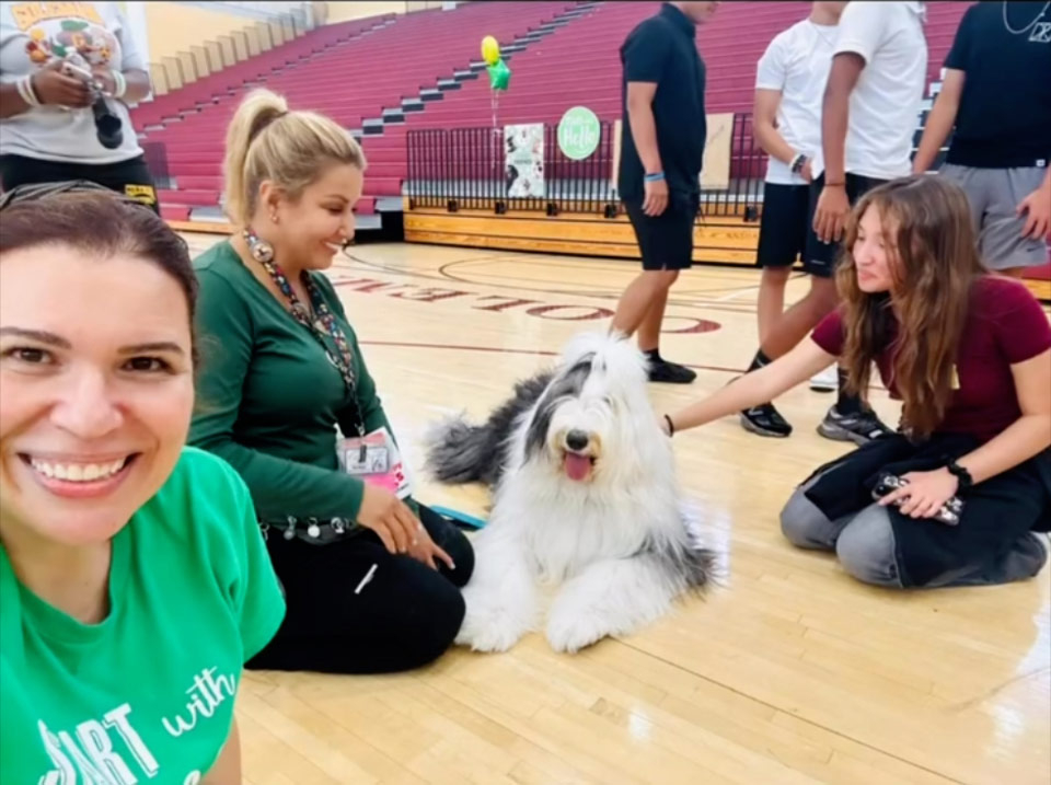 School visit by Thor with Meraki - Sep 16, 2024 | Alexandra Ramos Therapy Animals