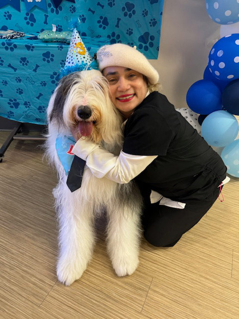 Thor Birthday Celebration at Mount Sinai Hospital - May 1, 2024 | Alexandra Ramos Therapy Animals