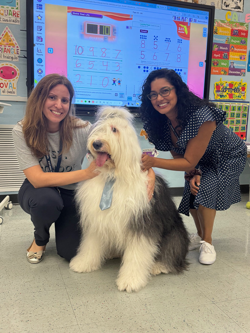 Thor visits Mamilamk8 School - Oct 2, 2024 | Alexandra Ramos Therapy Animals