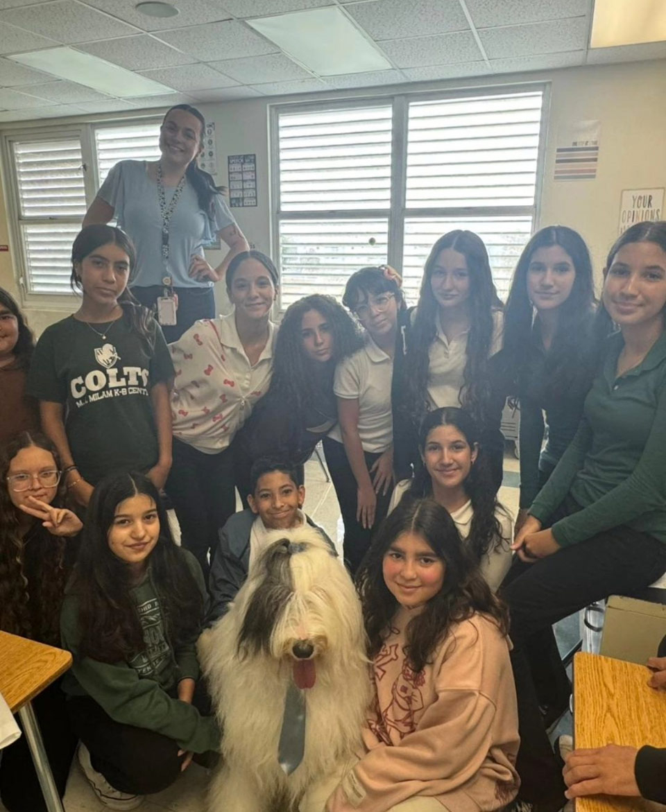 Thor visits Mamilamk8 School - Oct 2, 2024 | Alexandra Ramos Therapy Animals