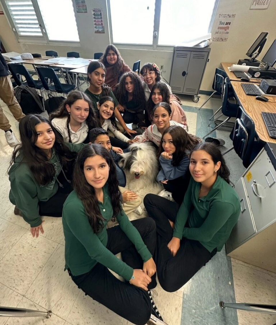 Thor visits Mamilamk8 School - Oct 2, 2024 | Alexandra Ramos Therapy Animals