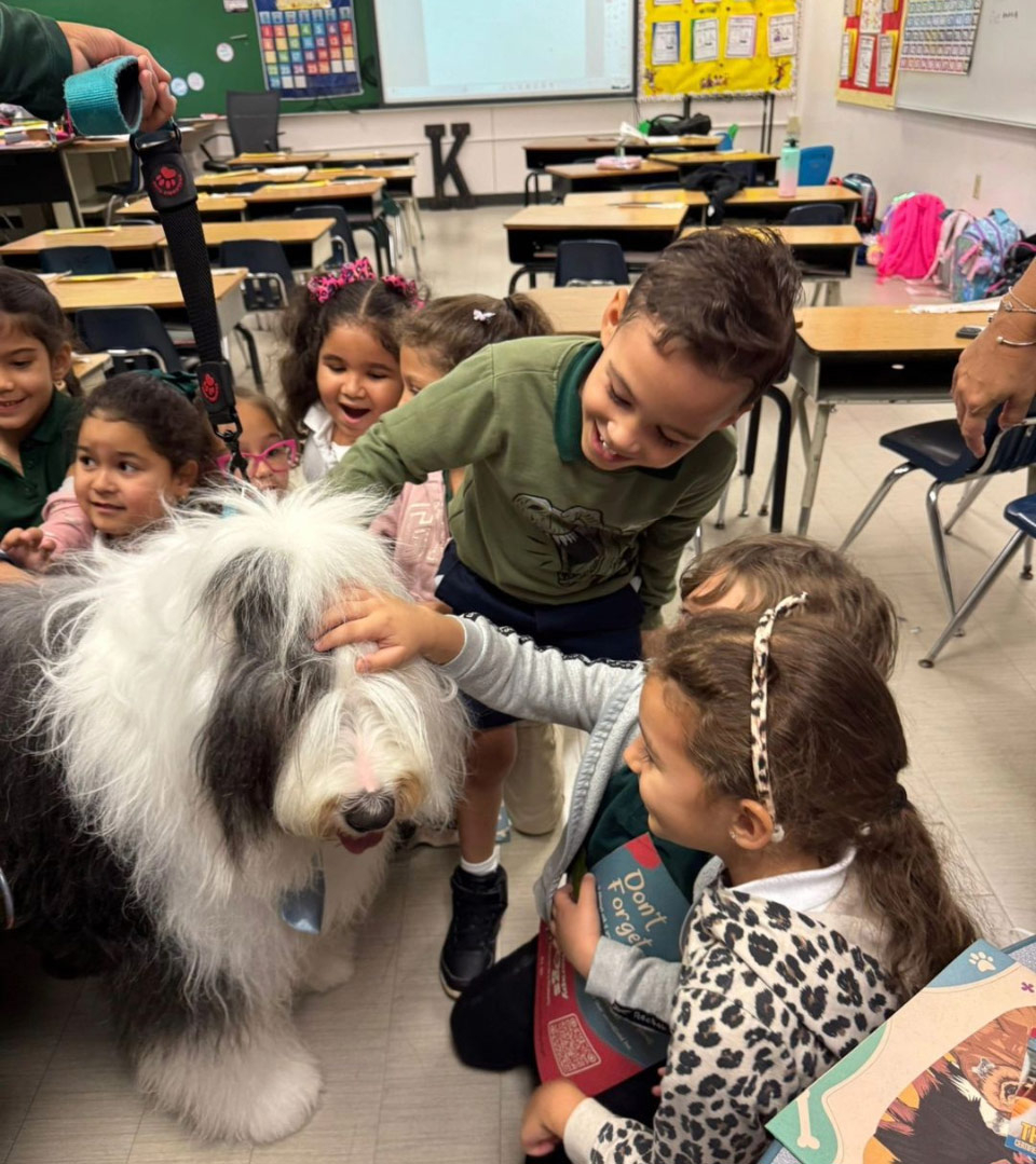 Thor visits Mamilamk8 School - Oct 2, 2024 | Alexandra Ramos Therapy Animals