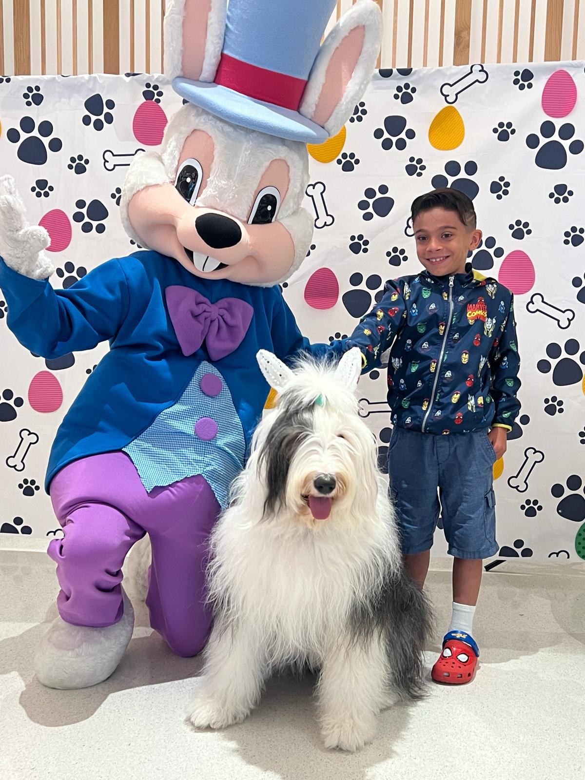 Thor at Nicklaus Children’s Hospital - April 4, 2024 | Ale Ramos Therapy Animals