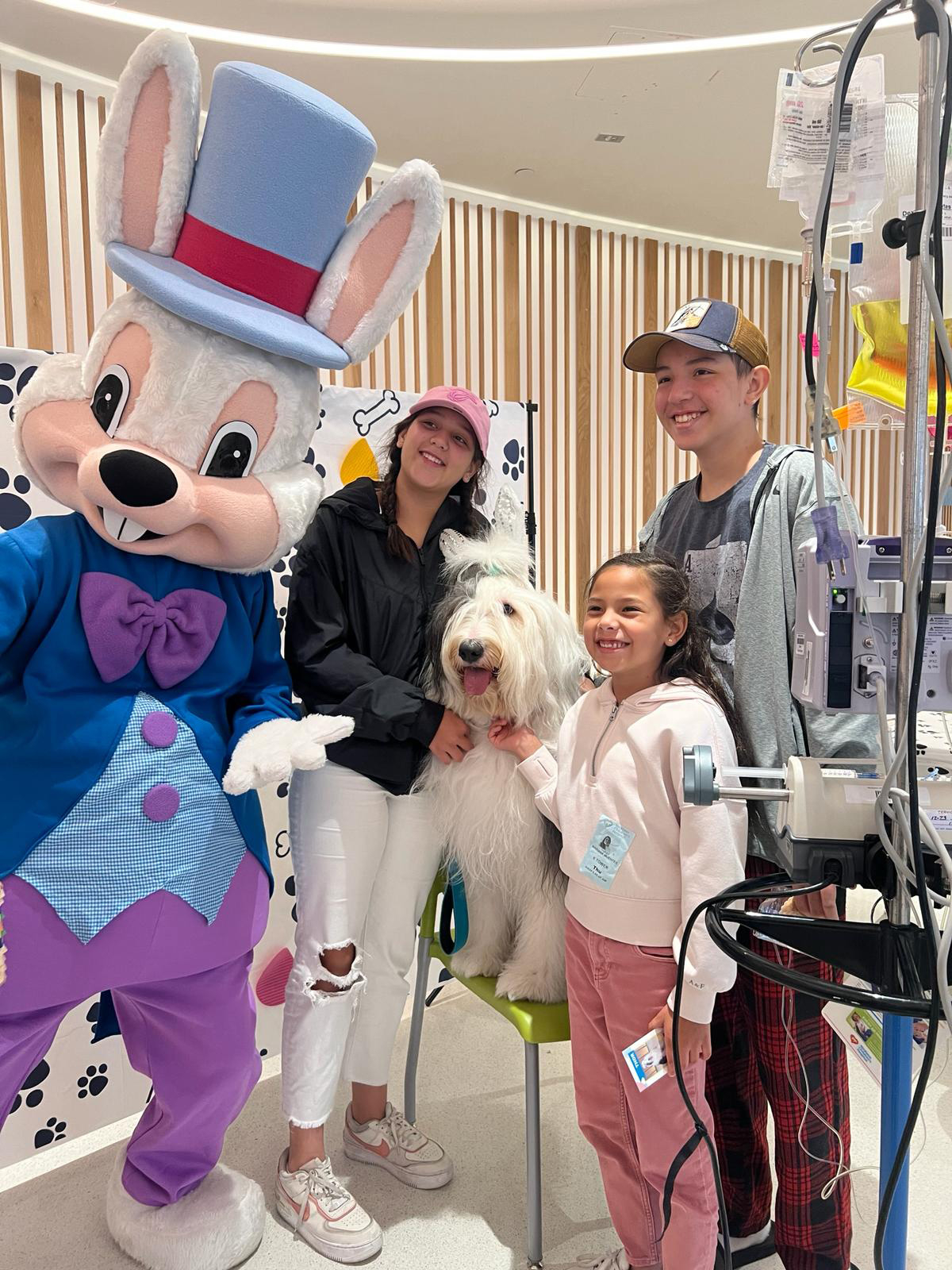 Thor at Nicklaus Children’s Hospital - April 4, 2024 | Ale Ramos Therapy Animals