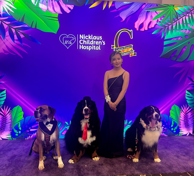 Prom Night by Nicklaus Children’s Hospital with the Therapy Dogs - April 13, 2024 | Ale Ramos Therapy Animals