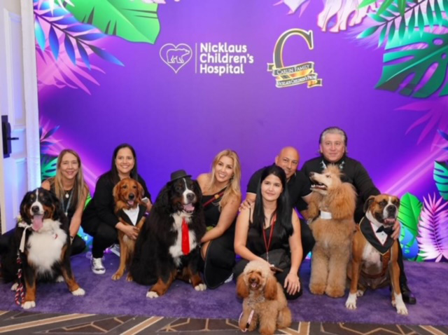 Prom Night by Nicklaus Children’s Hospital with the Therapy Dogs - April 13, 2024 | Ale Ramos Therapy Animals