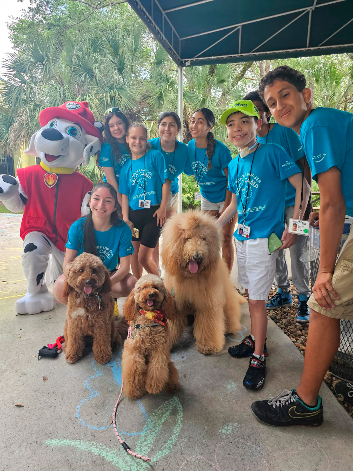 VACC Camp BY Nicklaus Children’s Hospital with the Therapy Dogs - March 25, 2024 | Ale Ramos Therapy Animals