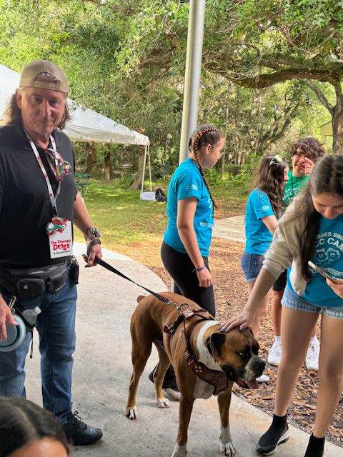 VACC Camp BY Nicklaus Children’s Hospital with the Therapy Dogs - March 25, 2024 | Ale Ramos Therapy Animals
