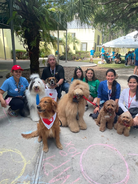 VACC Camp BY Nicklaus Children’s Hospital with the Therapy Dogs - March 25, 2024 | Ale Ramos Therapy Animals