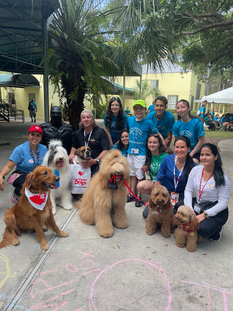 VACC Camp BY Nicklaus Children’s Hospital with the Therapy Dogs - March 25, 2024 | Ale Ramos Therapy Animals