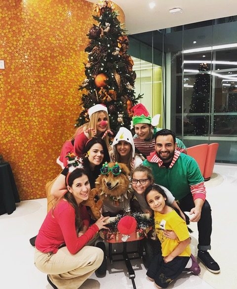 Christmas Celebration at Nicklaus Children Hospital | Ale Ramos Therapy Animals