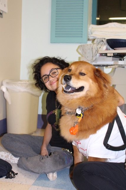 Visiting Nicklaus Children Hospital by Radio Lollipop | Ale Ramos Therapy Animals