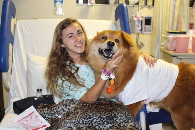 Visiting Nicklaus Children Hospital by Radio Lollipop | Ale Ramos Therapy Animals