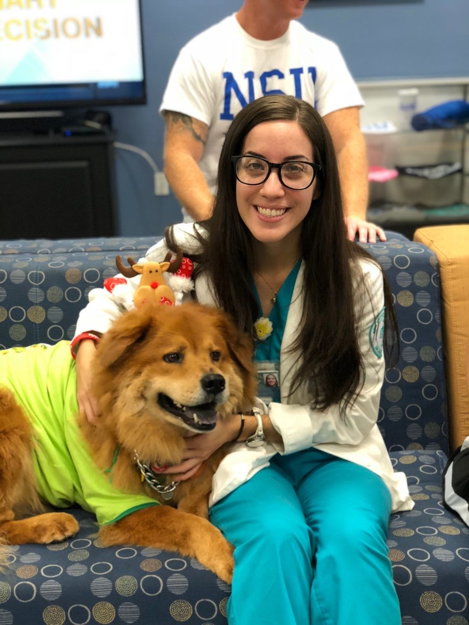 Nova Southeastern University Visit | Ale Ramos Therapy Animals