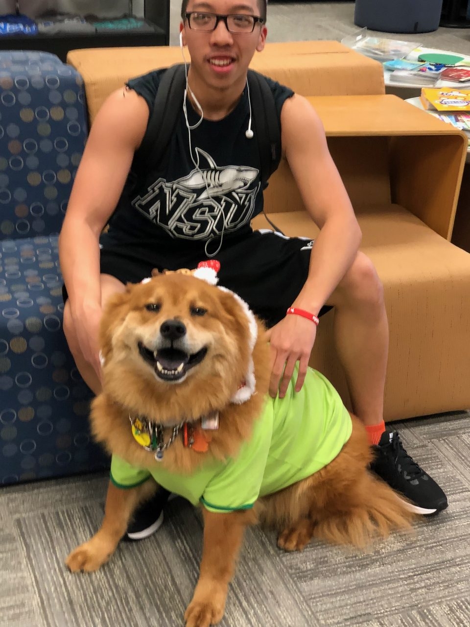 Nova Southeastern University Visit | Ale Ramos Therapy Animals