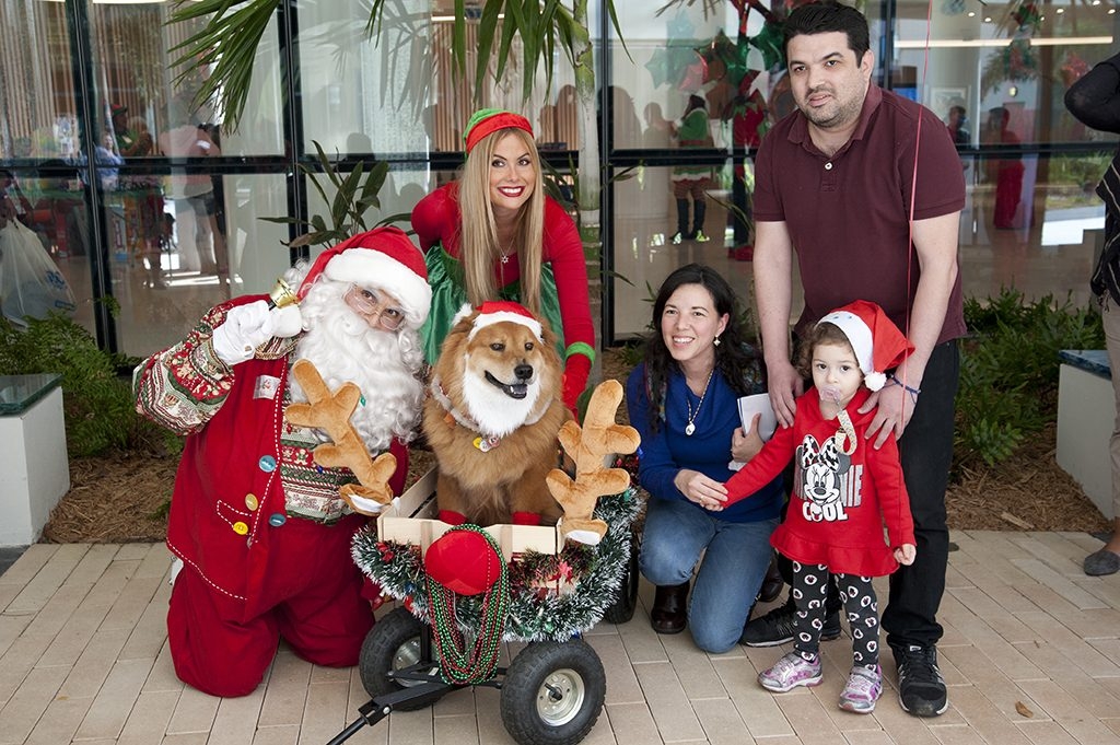 Santa Paws Event at Nicklaus Children’s Hospital | Ale Ramos Therapy Animals
