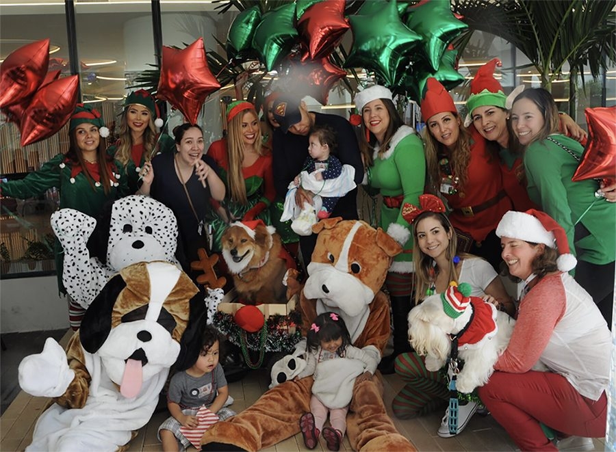 Santa Paws Event at Nicklaus Children’s Hospital | Ale Ramos Therapy Animals