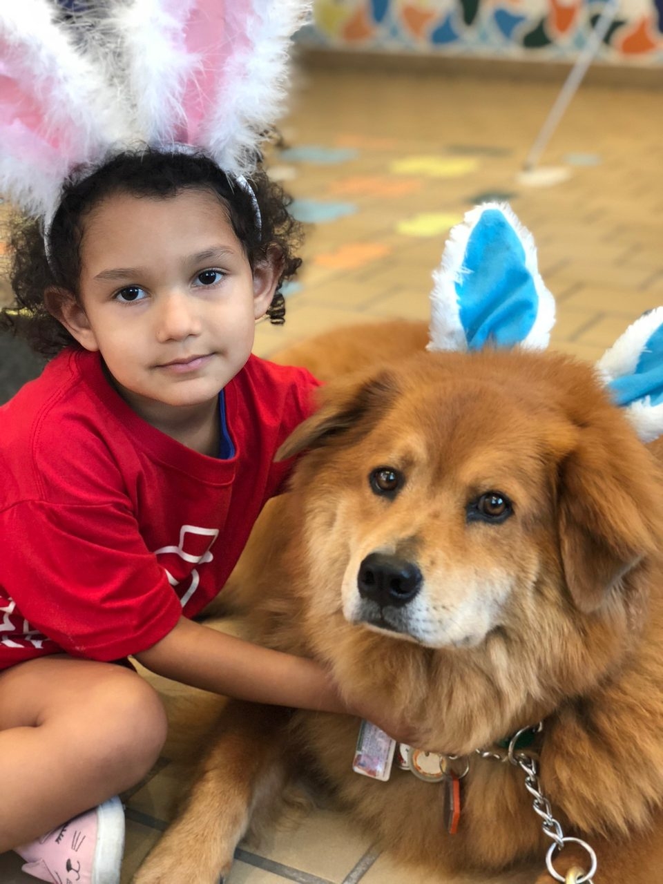 Easter Day at Ronald McDonald House | Ale Ramos Therapy Animals