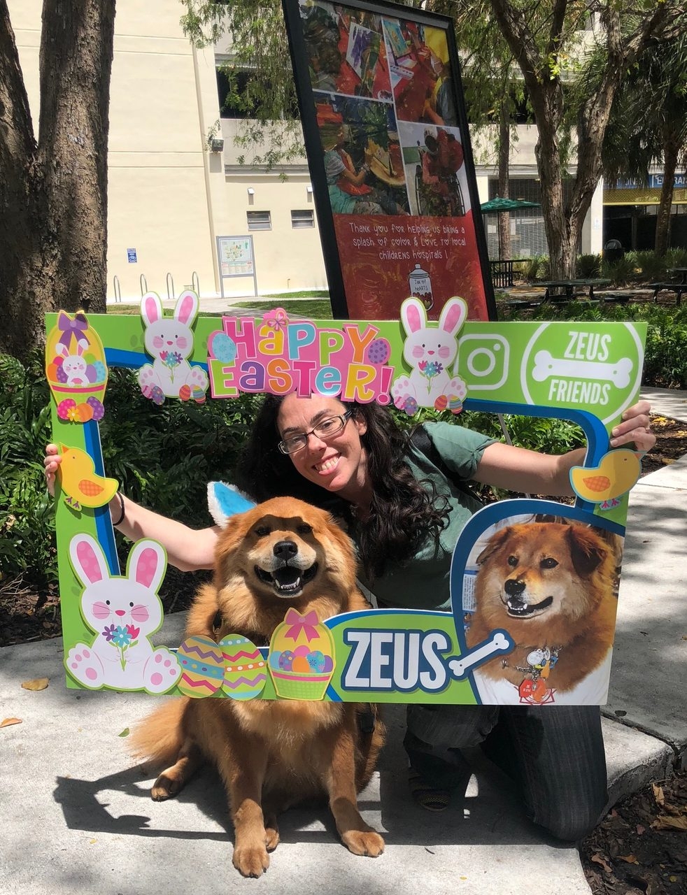 Easter Day at Ronald McDonald House | Ale Ramos Therapy Animals