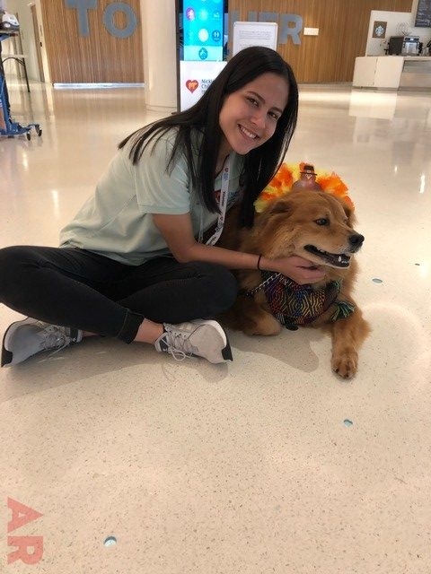 Halloween at Nicklaus Children’s Hospital | Ale Ramos Therapy Animals