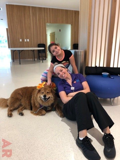 Halloween at Nicklaus Children’s Hospital | Ale Ramos Therapy Animals