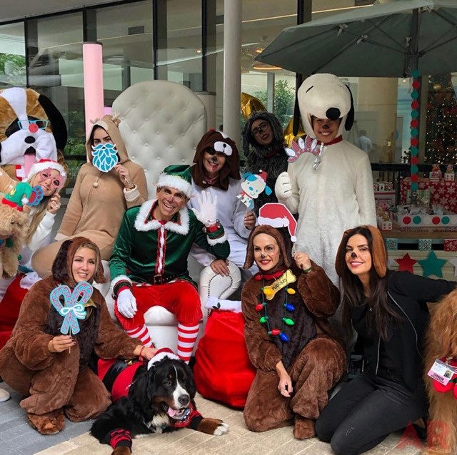 Santa Paws at Nicklaus Children’s Hospital | Ale Ramos Therapy Animals