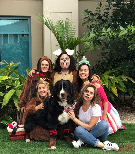 Santa Paws at Nicklaus Children’s Hospital | Ale Ramos Therapy Animals