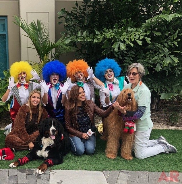 Santa Paws at Nicklaus Children’s Hospital | Ale Ramos Therapy Animals