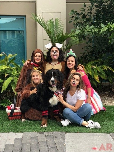 Santa Paws at Nicklaus Children’s Hospital | Ale Ramos Therapy Animals