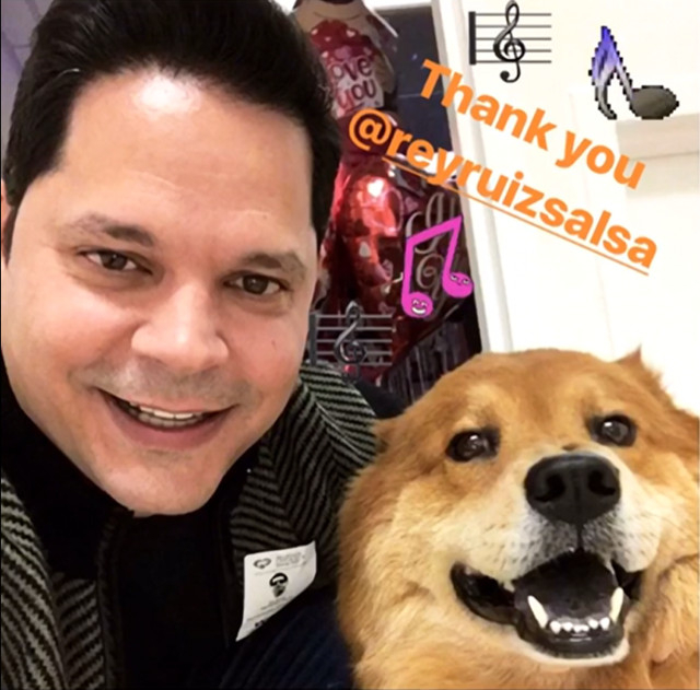2018 With my friend Rey Ruiz at the Hospital Nicklaus Children’s | Ale Ramos Therapy Animals