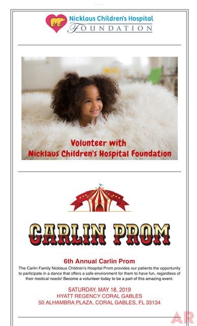 6th Annual Carlin Prom Night by Nicklaus Children’s Hospital | Ale Ramos Therapy Animals