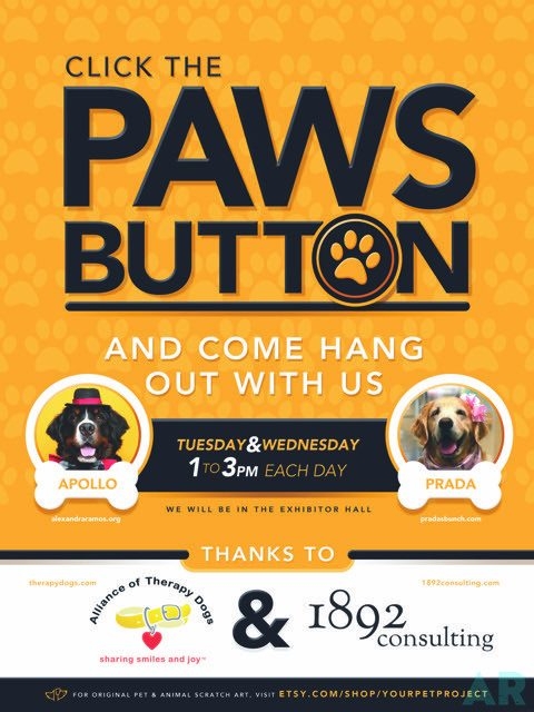 Special Host Apollo Tag Company Event | Ale Ramos Therapy Animals